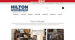 Desktop Screenshot of hiltonfurnitureandmattress.com