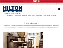 Tablet Screenshot of hiltonfurnitureandmattress.com